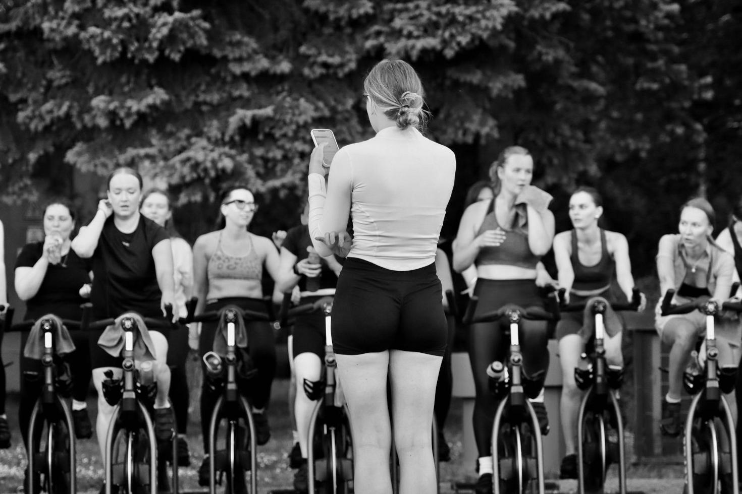 Outdoor Spin Class